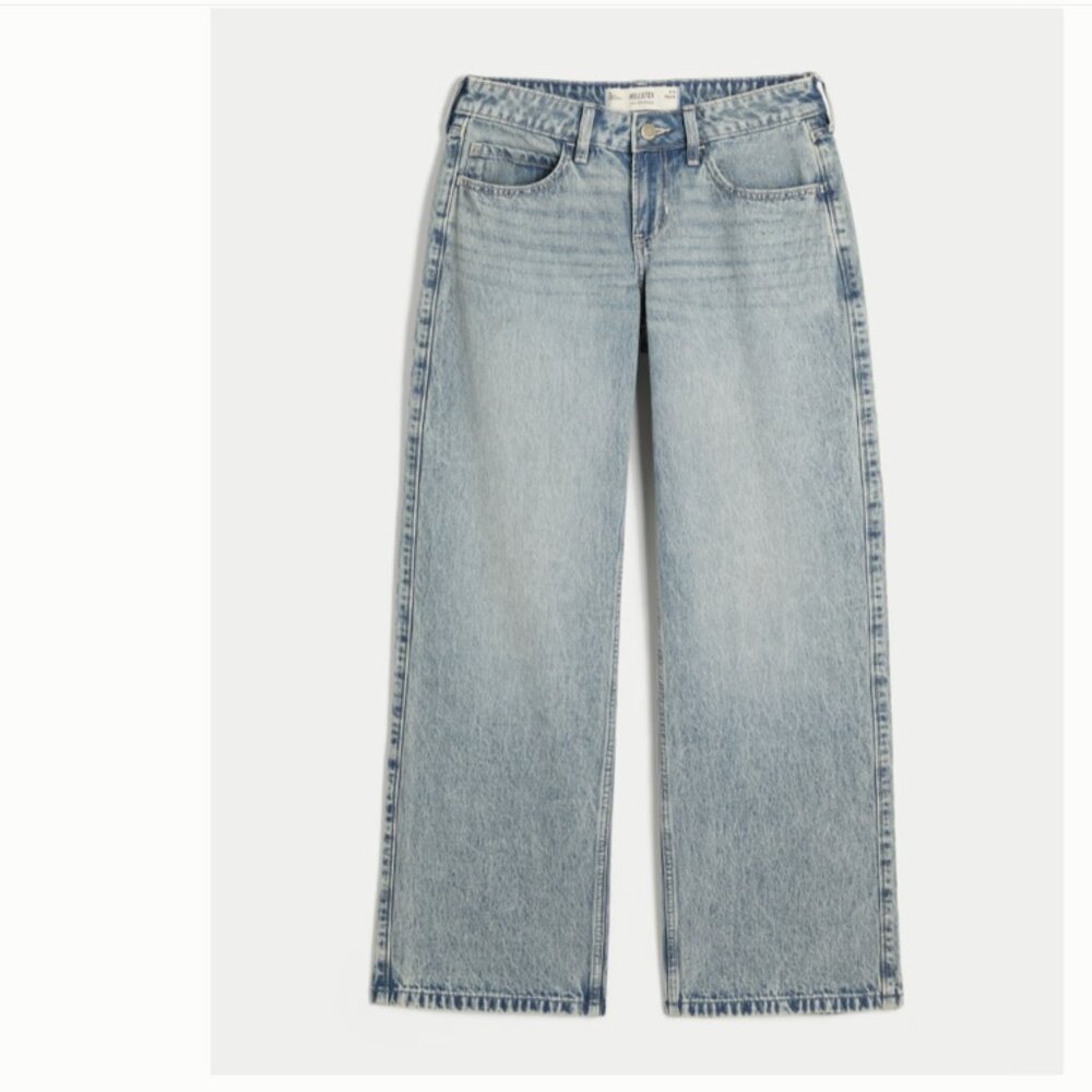 Hollister low-rise baggy  Light Blue Women's Jeans regular 25